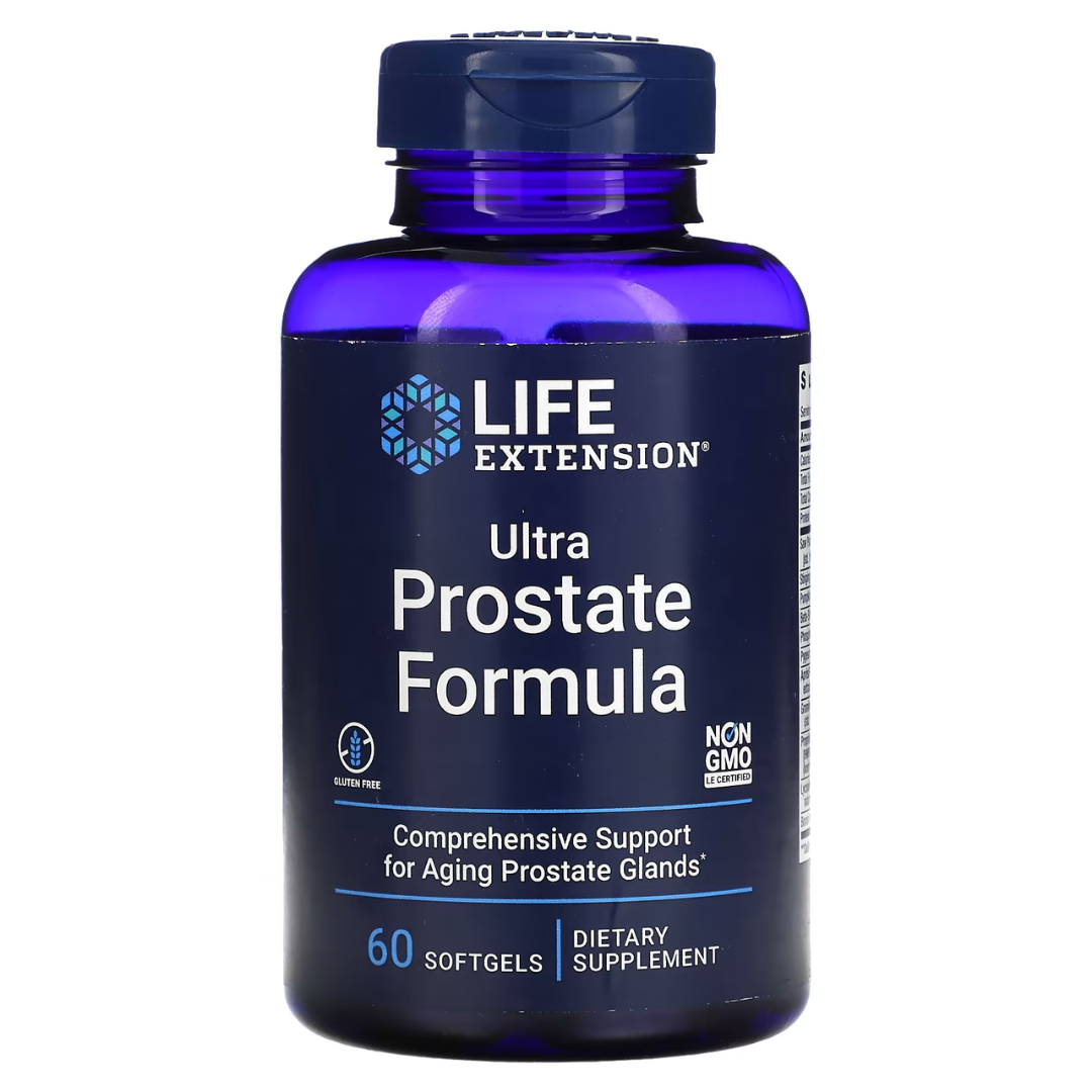 Life Extension Ultra Prostate Formula PalmettoGuard Saw Palmetto and Beta-Sitosterol 30/60 Softgels
