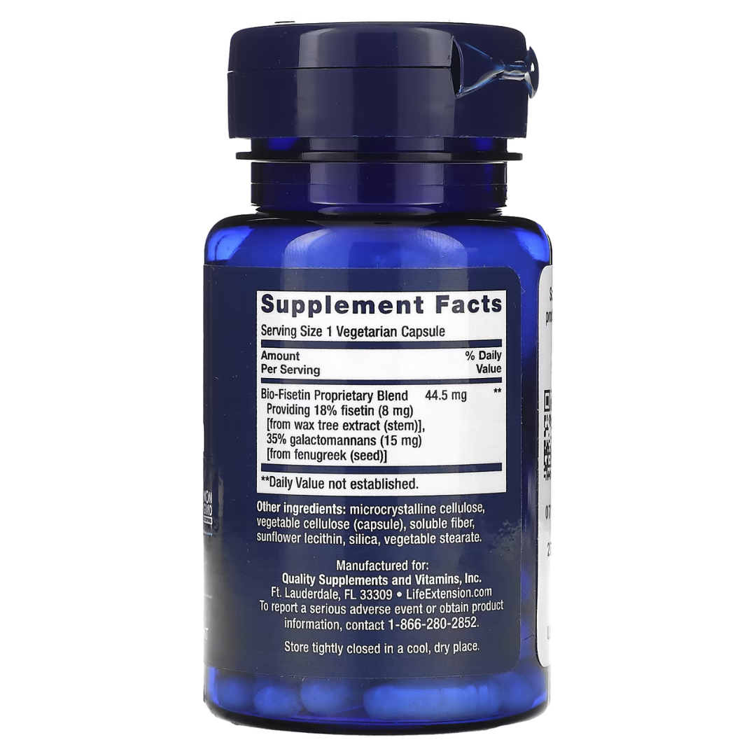 Life Extension Bio- Fisetin 30 Vegetarian Capsules