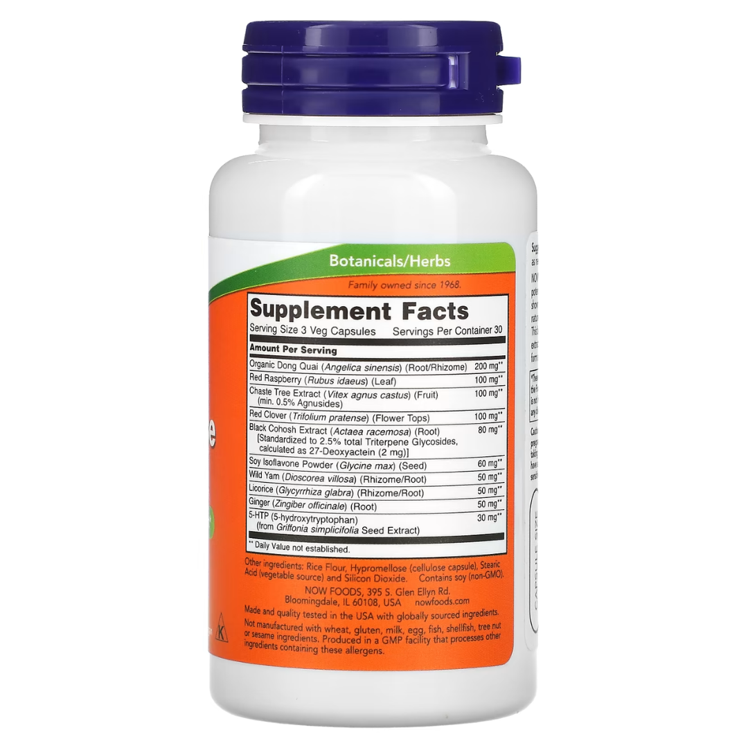 NOW Foods Menopause Support 90 Veg Capsules