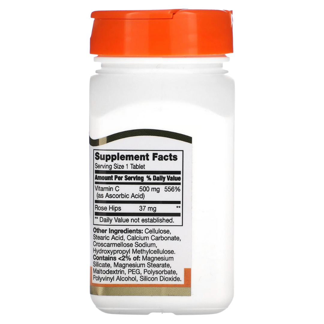21st Century Vitamin C 250mg 500mg 1000mg 60–110 Tablets Immune Antioxidant Support with Rose Hips