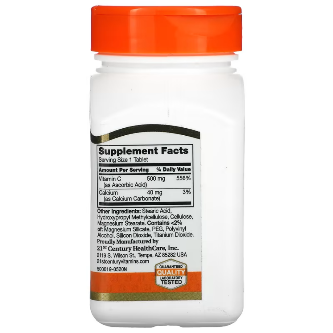 21st Century Vitamin C 250mg 500mg 1000mg 60–110 Tablets Immune Antioxidant Support with Rose Hips
