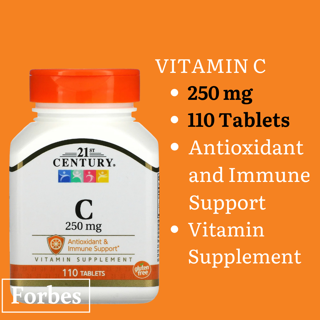 21st Century Vitamin C 250mg 500mg 1000mg 60–110 Tablets Immune Antioxidant Support with Rose Hips