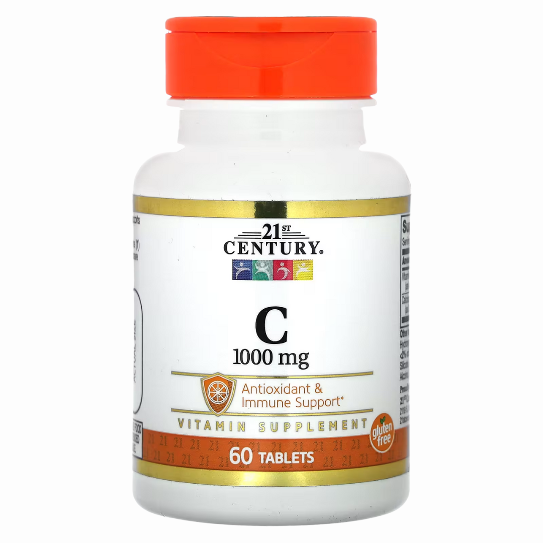 21st Century Vitamin C 250mg 500mg 1000mg 60–110 Tablets Immune Antioxidant Support with Rose Hips