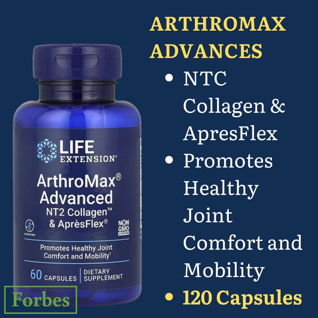 Life Extension Bone Restore Vitamin K2 Strength Collagen Formula ArthroMax Advanced NT2 Collagen