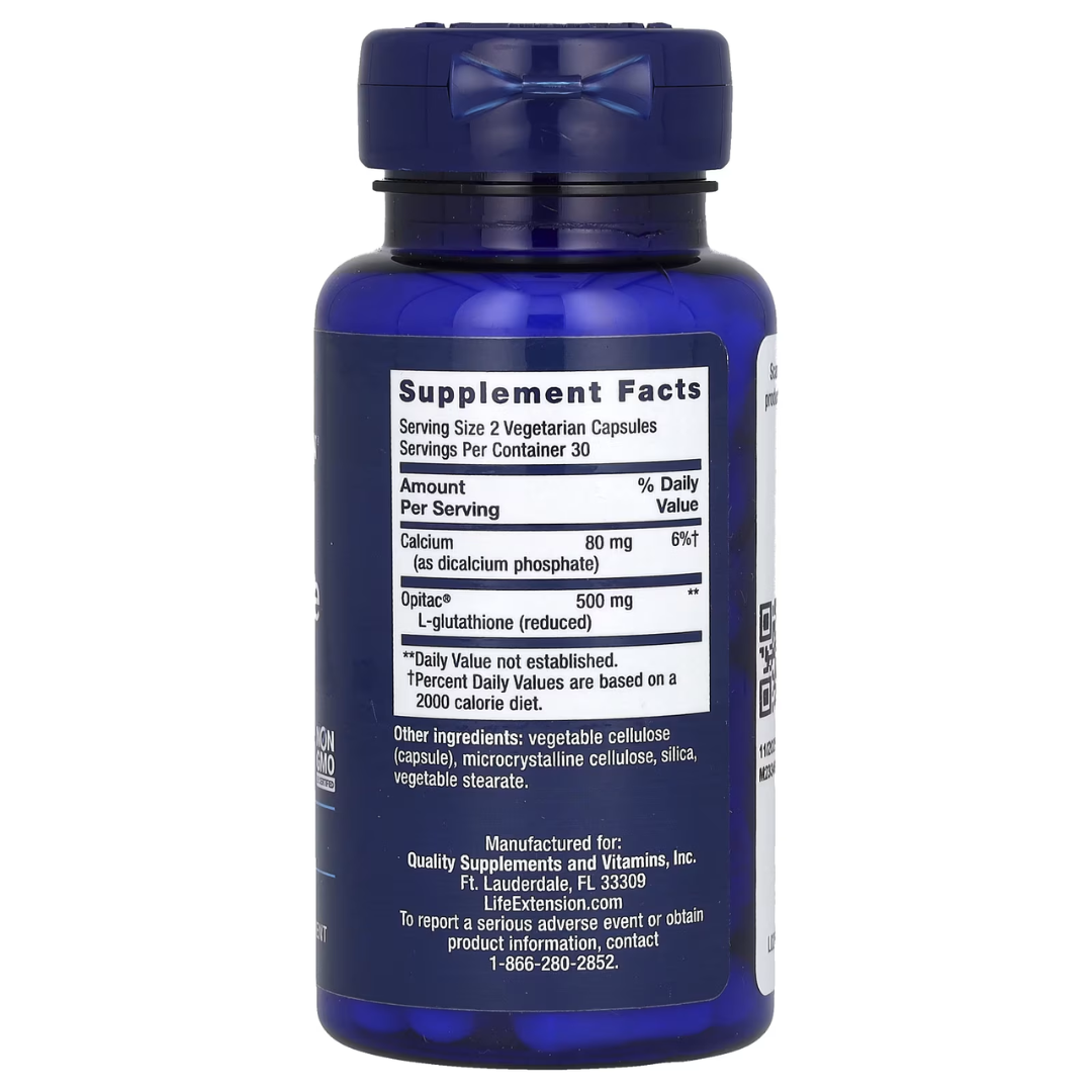 Life Extension Glutathione & Cysteine Complex Antioxidant Support 100 Capsules & 60 Veg Caps