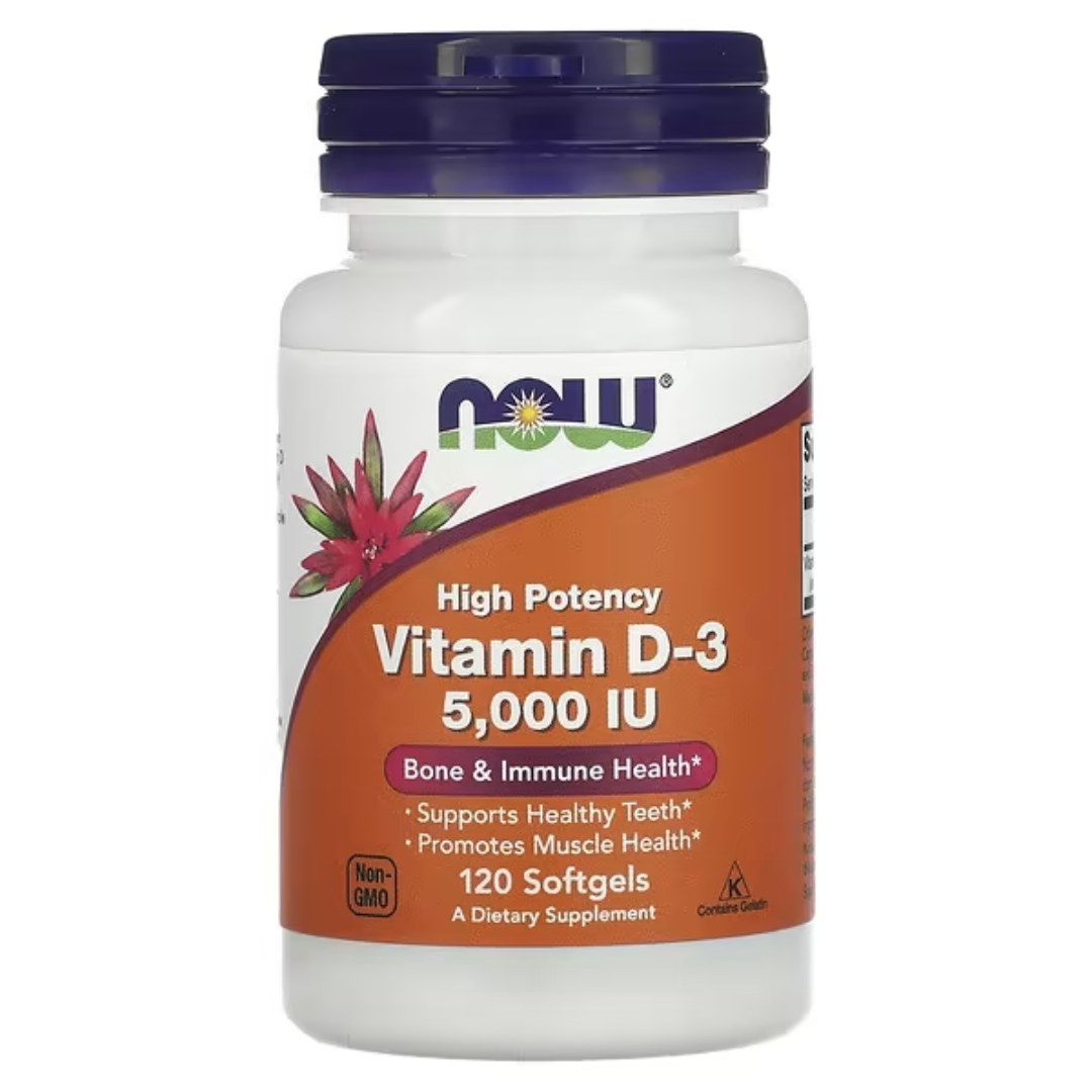 NOW Foods Vitamin D-3 400 1000 2000 5000 10000 50000 IU – Bone & Immune Support Softgels 30s to 240s