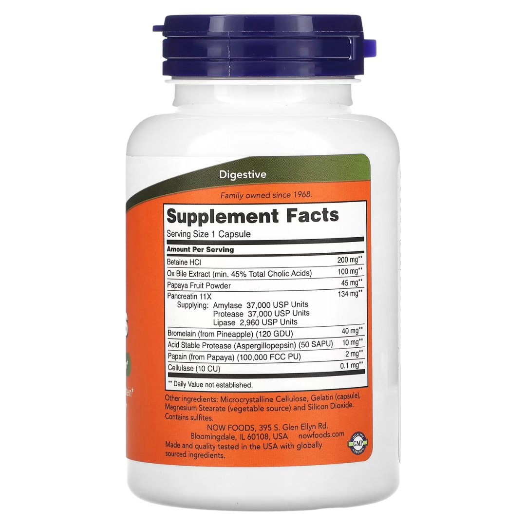 NOW Foods Super Enzymes 180 / 90 Capsules
