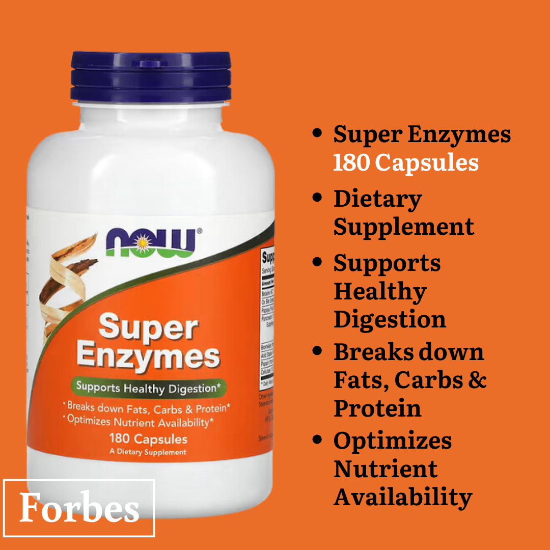 NOW Foods Super Enzymes 180 / 90 Capsules