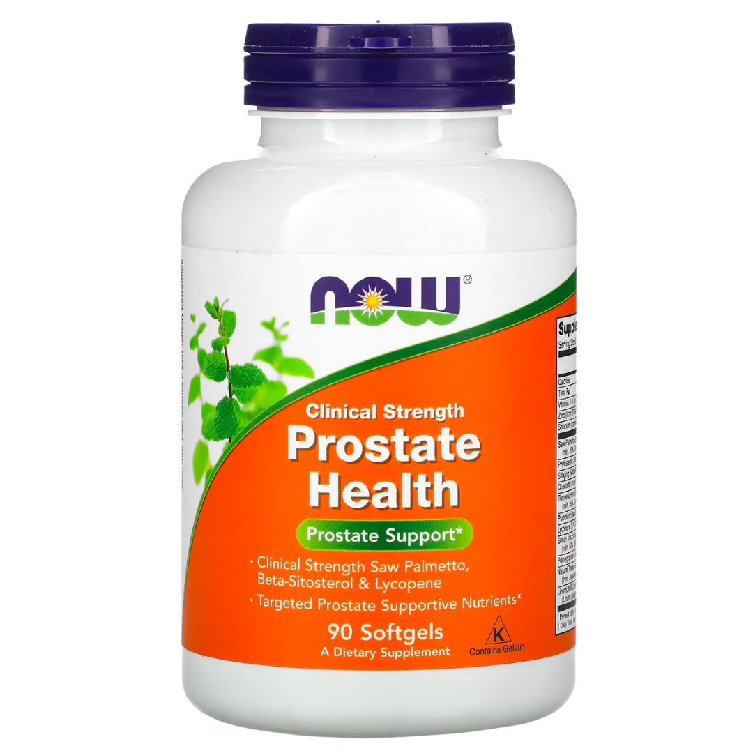 NOW Foods Saw Palmetto & Prostate Health Supplements Softgels & Veg Capsules for Men