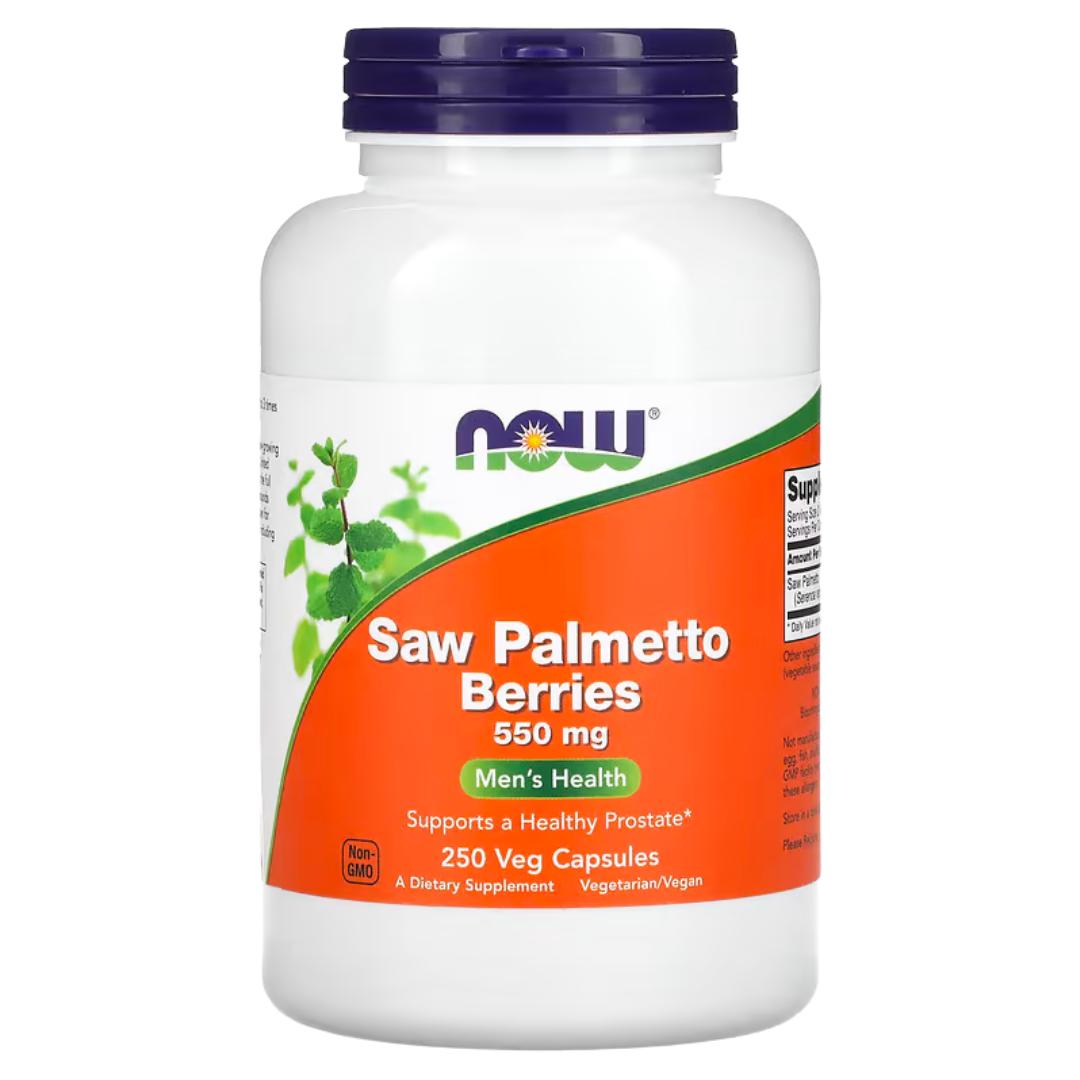 NOW Foods Saw Palmetto & Prostate Health Supplements Softgels & Veg Capsules for Men