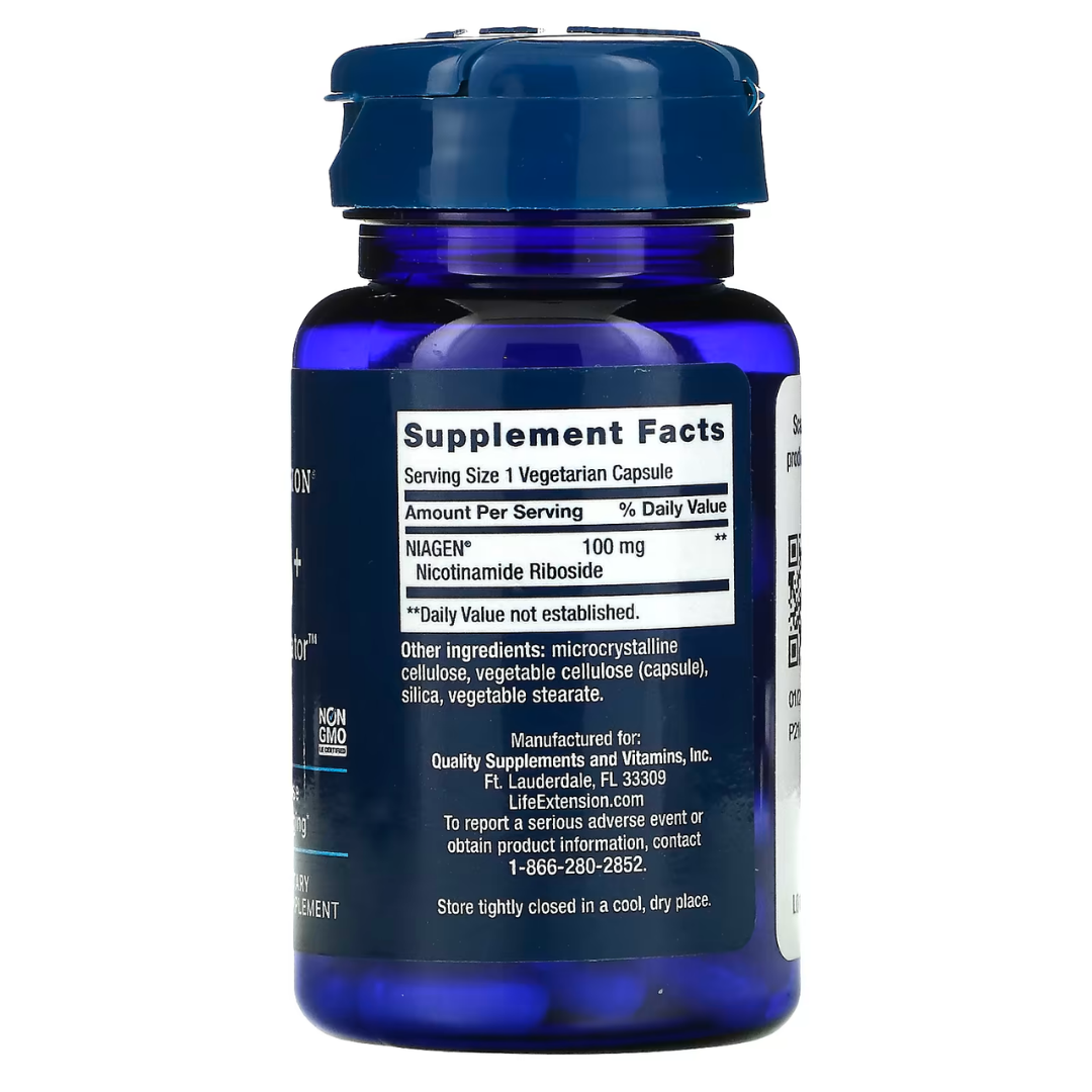 Life Extension NAD + Cell Regenerator 100 mg 30 Vegetarian Capsules