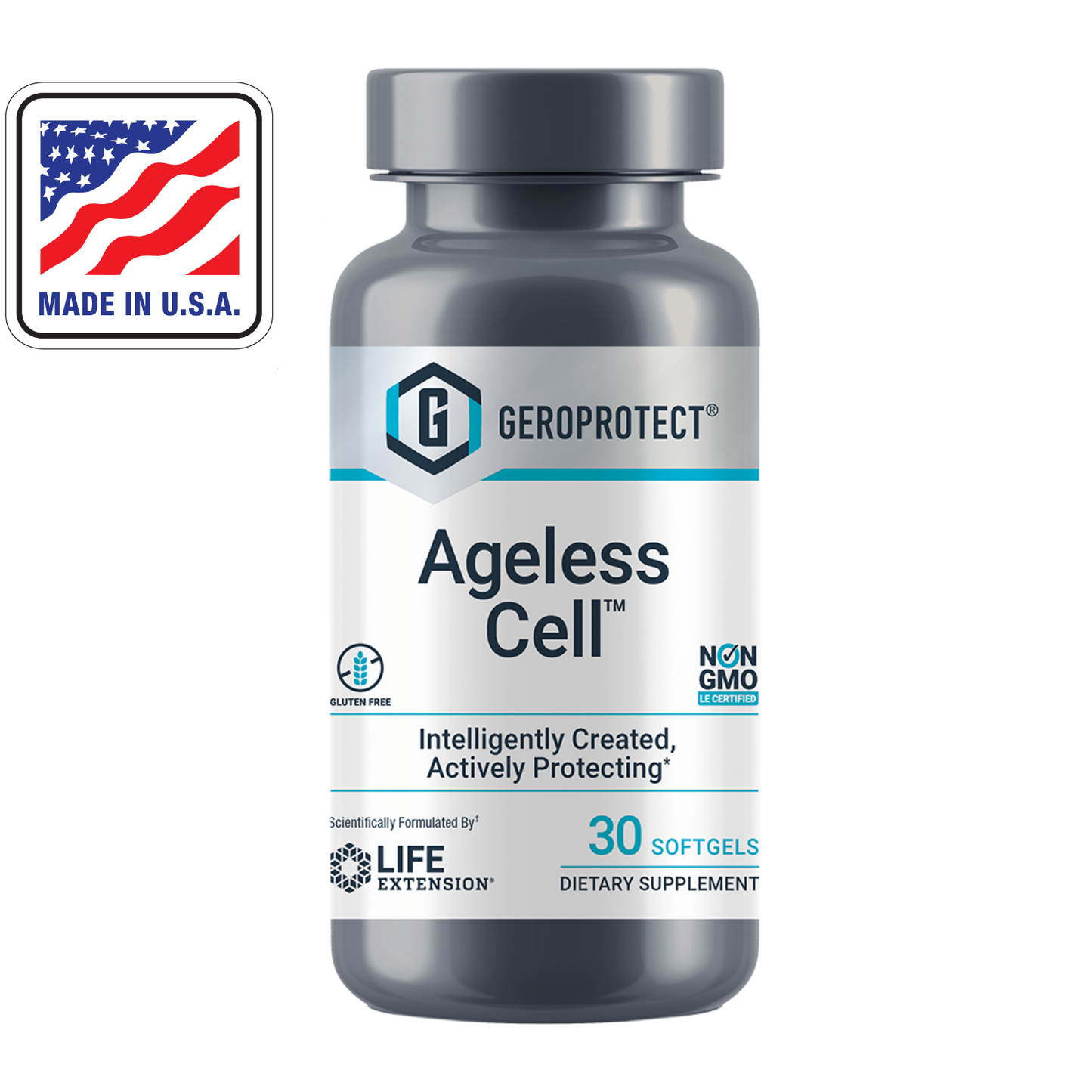 Life Extension GEROPROTECT Ageless Cell 30 Softgels