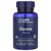 Life Extension Glycine 1000 mg 100 Veg Capsules Supports Sleep Cognitive Function Nervous System