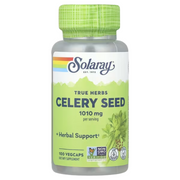 Solaray True Herbs Celery Seed 1010 mg 100 VegCaps Supports Joint Health Urinary Tract & Digestion