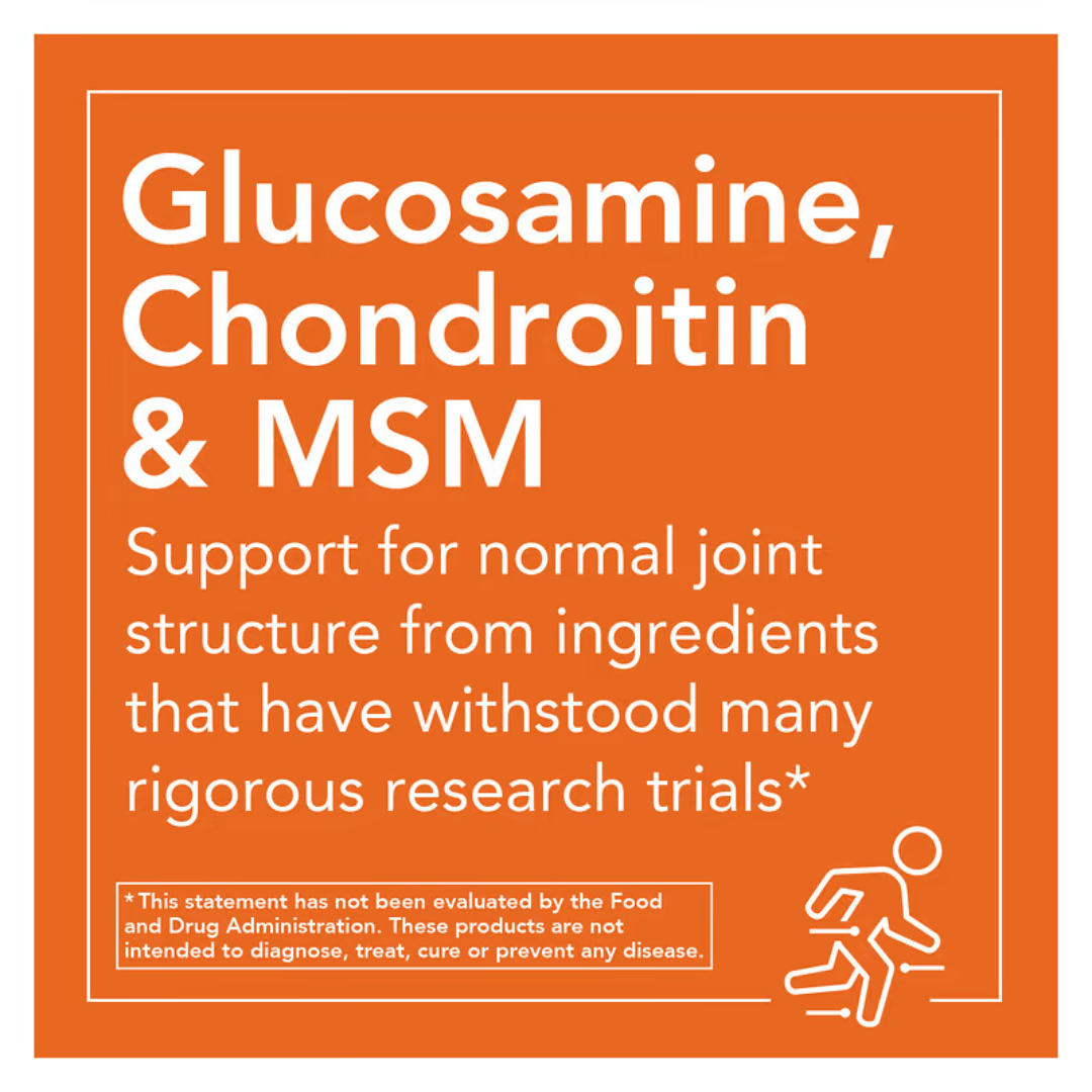 NOW Foods Vegetarian Glucosamine & MSM  90 / 120 Veg Capsules