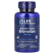 Life Extension Specially Coated Bromelain 500 mg 60 Veg Tablets Supports Joint & Digestive Health