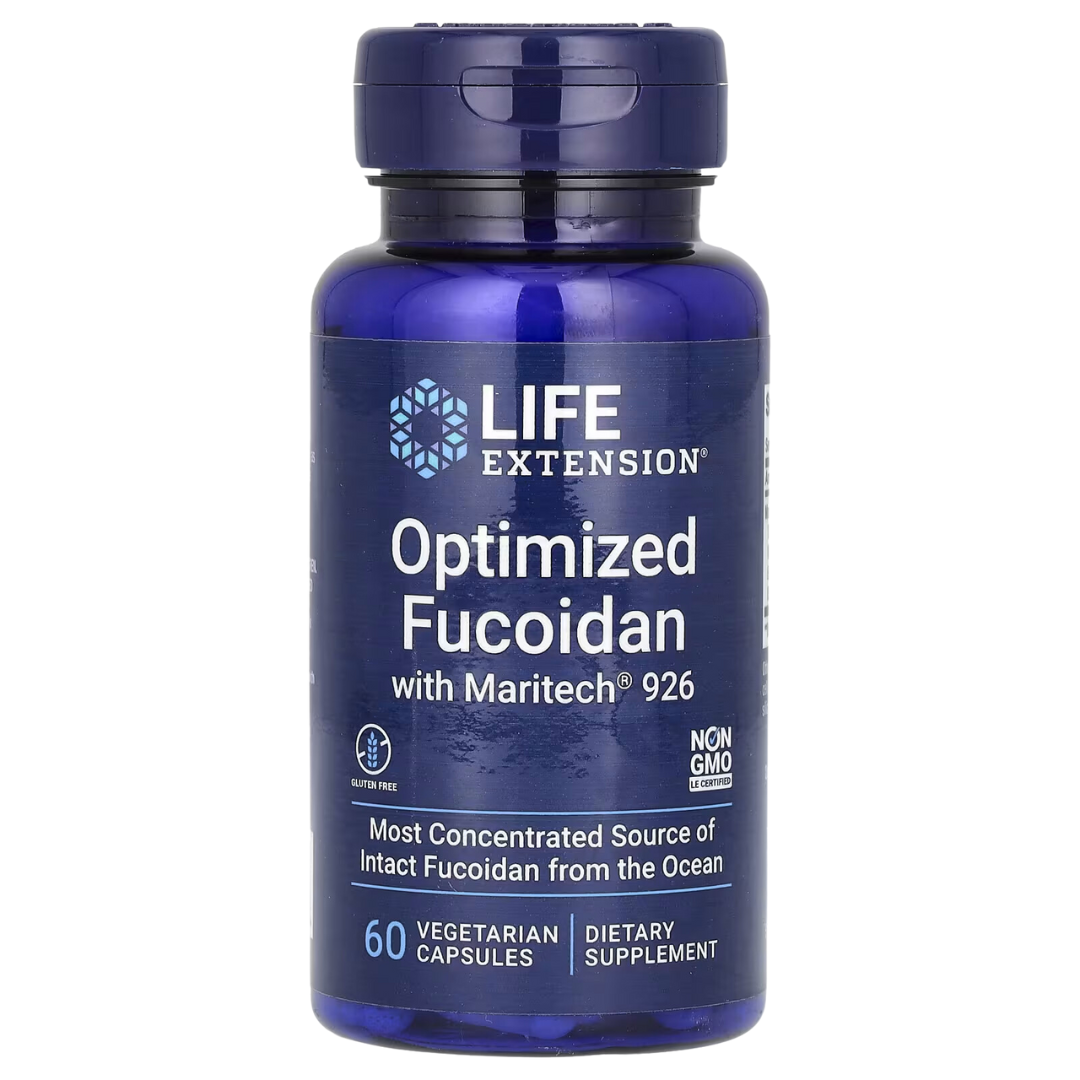 Life Extension Optimized Fucoidan with Maritech 926 – 60 Veg Capsules for Immune & Cellular Health