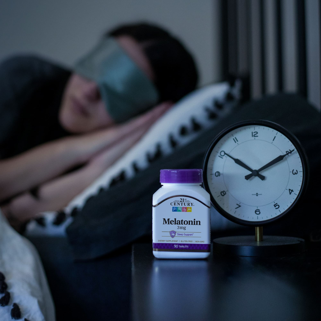 21ST CENTURY Melatonin 3mg 5mg 10mg 90 - 120 Tablets Sleep Support with Quick Dissolve Cherry Option