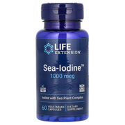 Life Extension Sea-Iodine 1,000 mcg 60 Vegetarian Capsules Supports Thyroid Health & Iodine Levels