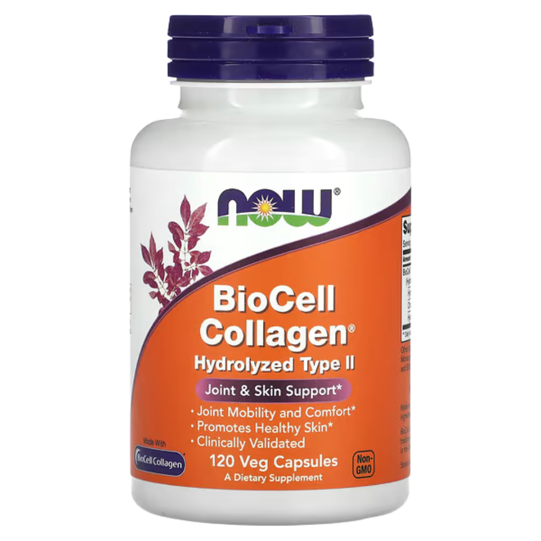 NOW Foods UC-II Joint Health BioCell Collagen Type II 60–120 Caps Mobility Flexibility Support