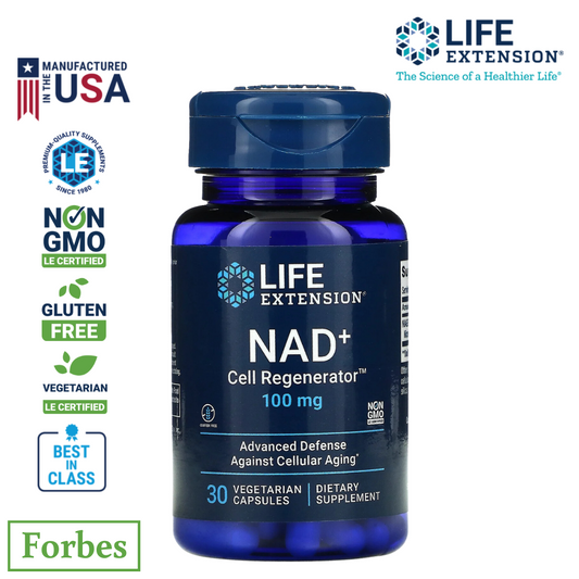 Life Extension NAD + Cell Regenerator 100 mg 30 Vegetarian Capsules