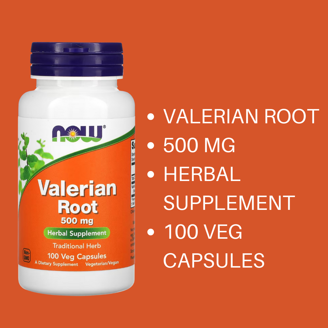 Now Foods Valerian Root 500 mg 250 Veg Capsules