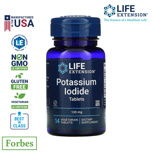 Life Extension Potassium Iodide Tablets 130 mg 14 Tablets