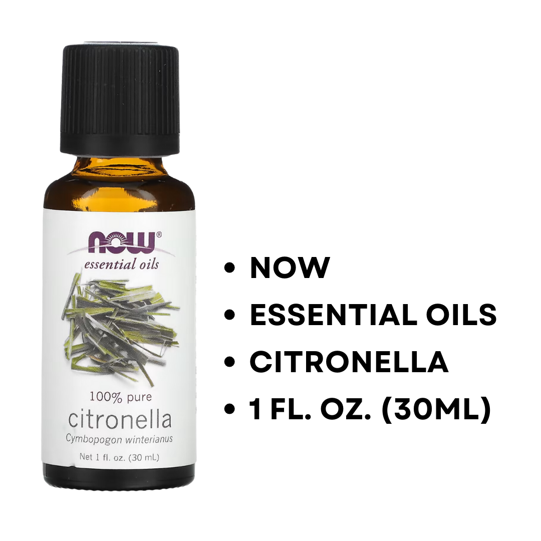 Now Foods Essential Oils Lavender Peppermint Frankincense Lemon Eucalyptus Cedarwood Citronella Lemongrass 1/2/4 floz 10/30/59/118ml