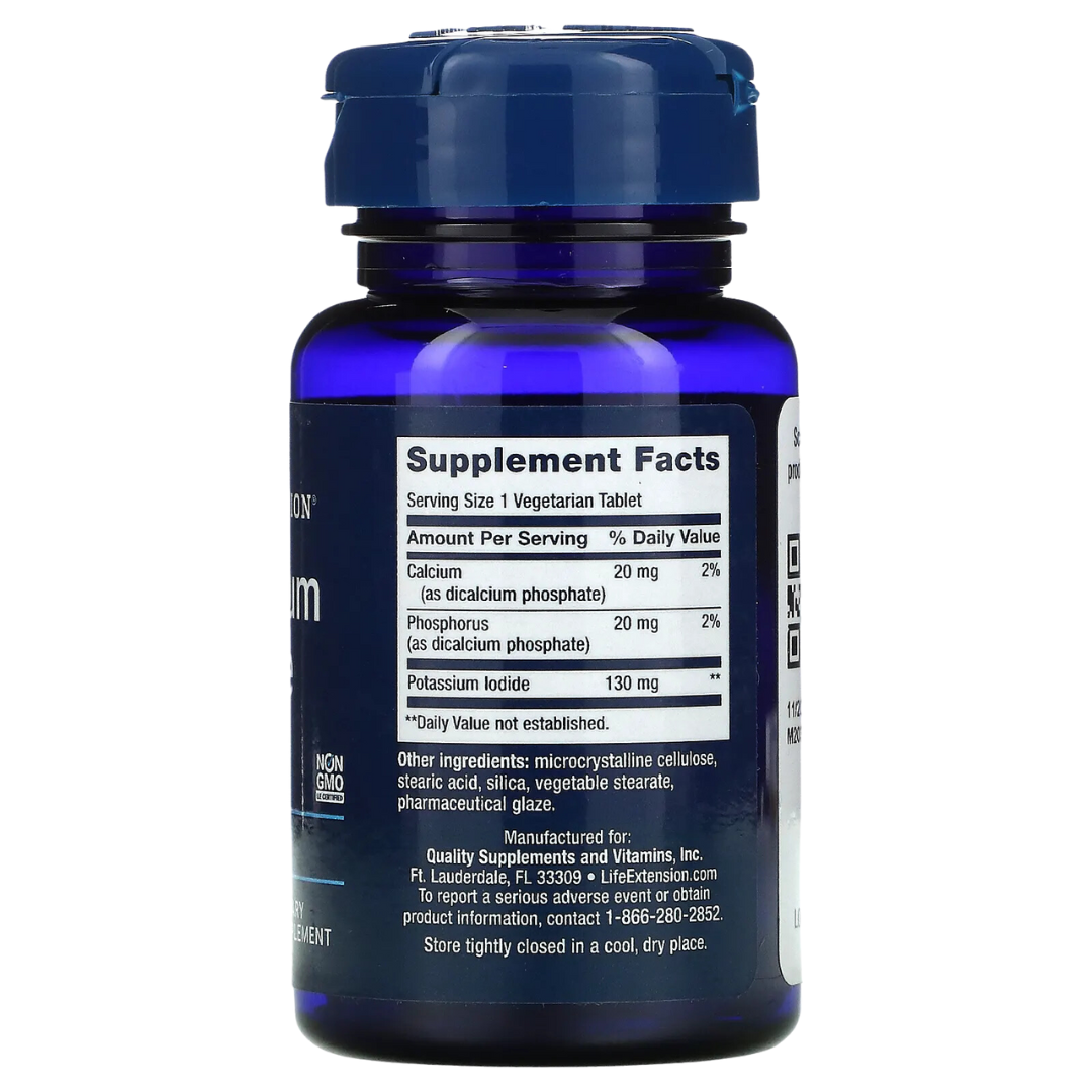 Life Extension Potassium Iodide Tablets 130 mg 14 Tablets