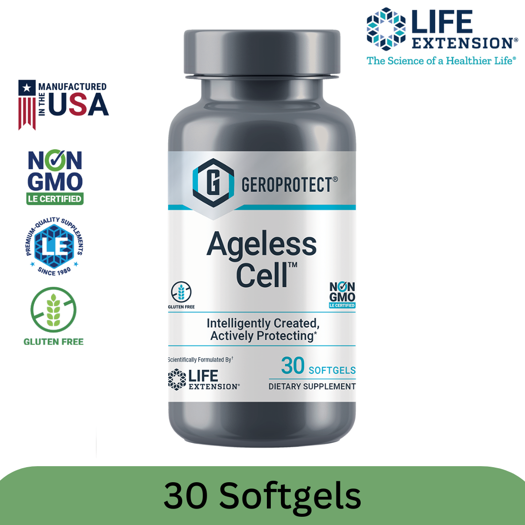 Life Extension GEROPROTECT Ageless Cell 30 Softgels
