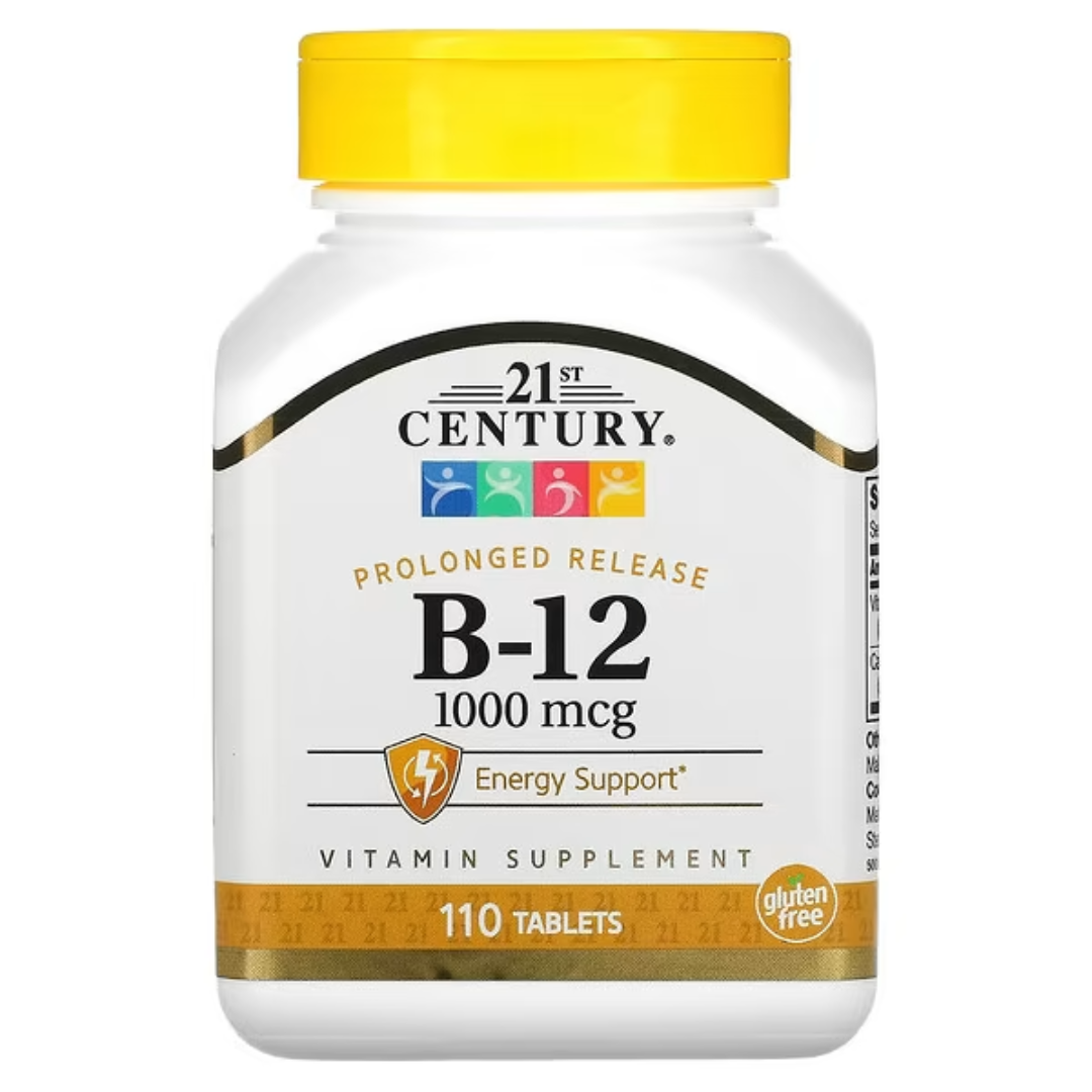 21st Century B Vitamins B12 B6 B Complex Stress B with Zinc Vit C 100-110 Tablets High Potency Daily