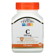 21st Century Vitamin C 250mg 500mg 1000mg 60–110 Tablets Immune Antioxidant Support with Rose Hips