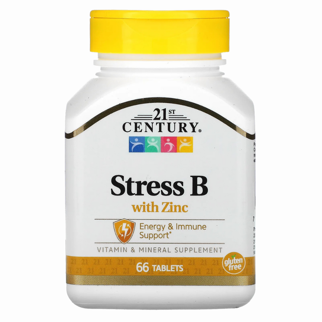 21st Century B Vitamins B12 B6 B Complex Stress B with Zinc Vit C 100-110 Tablets High Potency Daily