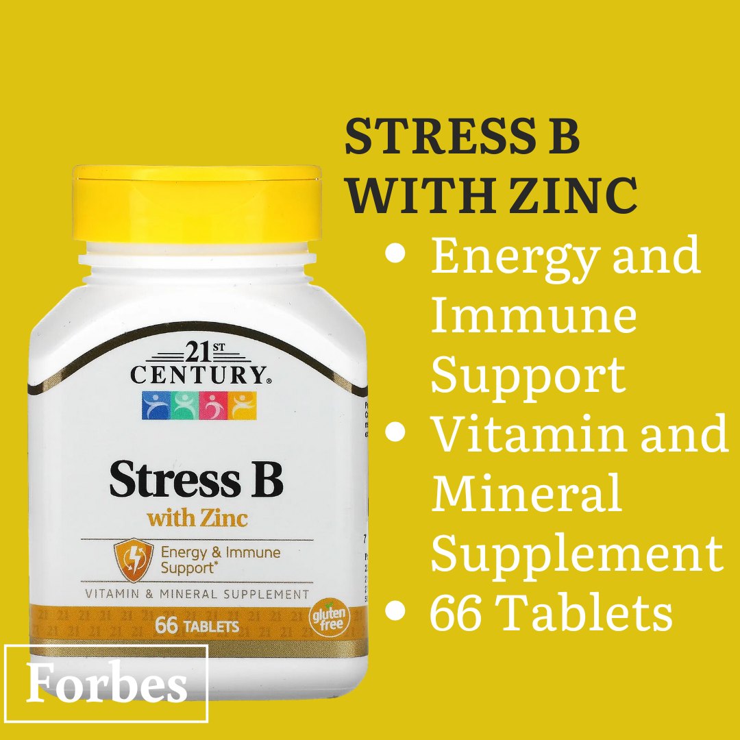 21st Century B Vitamins B12 B6 B Complex Stress B with Zinc Vit C 100-110 Tablets High Potency Daily