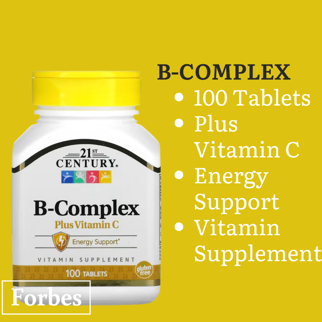 21st Century B Vitamins B12 B6 B Complex Stress B with Zinc Vit C 100-110 Tablets High Potency Daily