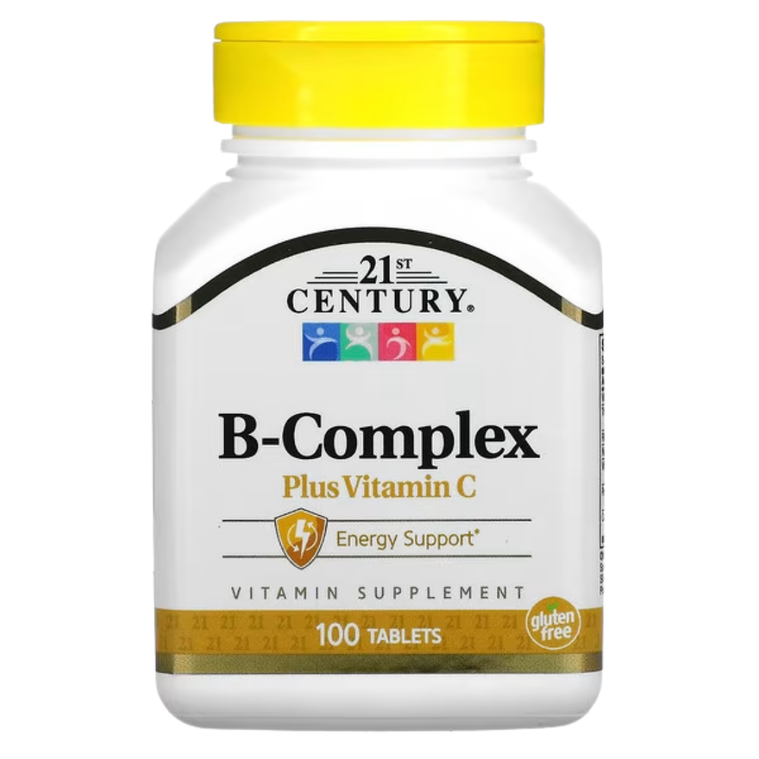21st Century B Vitamins B12 B6 B Complex Stress B with Zinc Vit C 100-110 Tablets High Potency Daily