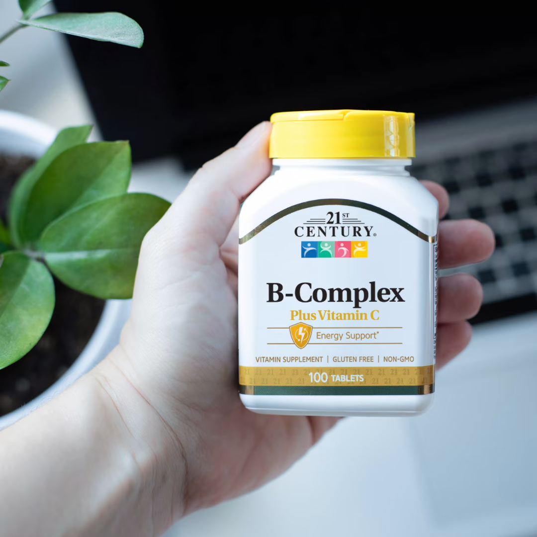21st Century B Vitamins B12 B6 B Complex Stress B with Zinc Vit C 100-110 Tablets High Potency Daily