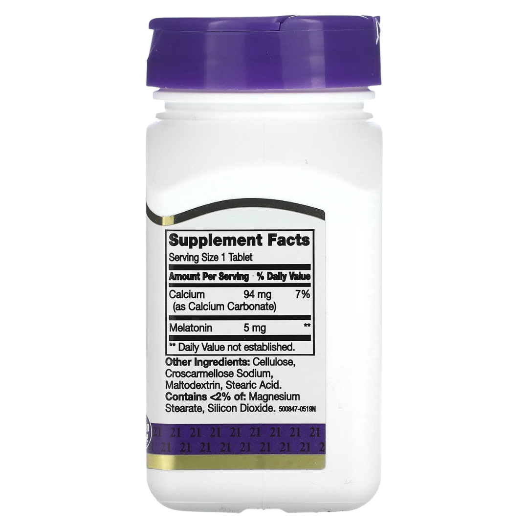 21ST CENTURY Melatonin 3mg 5mg 10mg 90 - 120 Tablets Sleep Support with Quick Dissolve Cherry Option