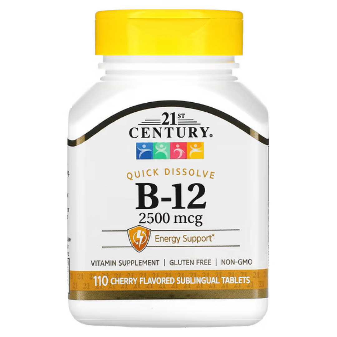 21st Century B Vitamins B12 B6 B Complex Stress B with Zinc Vit C 100-110 Tablets High Potency Daily