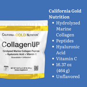 California Gold Nutrition CollagenUP Marine Hydrolyzed Collagen + Hyaluronic Acid + Vitamin C Unflavored 7.26 oz (206 g) California Gold Nutrition Hydrolyzed Marine Collagen Peptides Unflavored 7.05 oz (200 g) Road Matcha Collagen 8 ox (227 g)