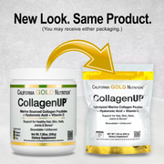California Gold Nutrition CollagenUP Marine Hydrolyzed Collagen + Hyaluronic Acid + Vitamin C Unflavored 7.26 oz (206 g) California Gold Nutrition Hydrolyzed Marine Collagen Peptides Unflavored 7.05 oz (200 g) Road Matcha Collagen 8 ox (227 g)