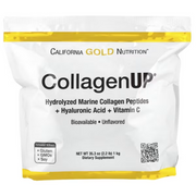 California Gold Nutrition CollagenUP Marine Hydrolyzed Collagen + Hyaluronic Acid + Vitamin C Unflavored 7.26 oz (206 g) California Gold Nutrition Hydrolyzed Marine Collagen Peptides Unflavored 7.05 oz (200 g) Road Matcha Collagen 8 ox (227 g)