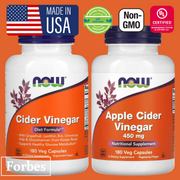 NOW Foods Apple Cider Vinegar / Cider Vinegar 450 mg 180 Veg Capsules