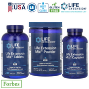 Life Extension Mix Tablets 240 / Mix Capsules 360 / Mix Powder 0.79 lbs 360g
