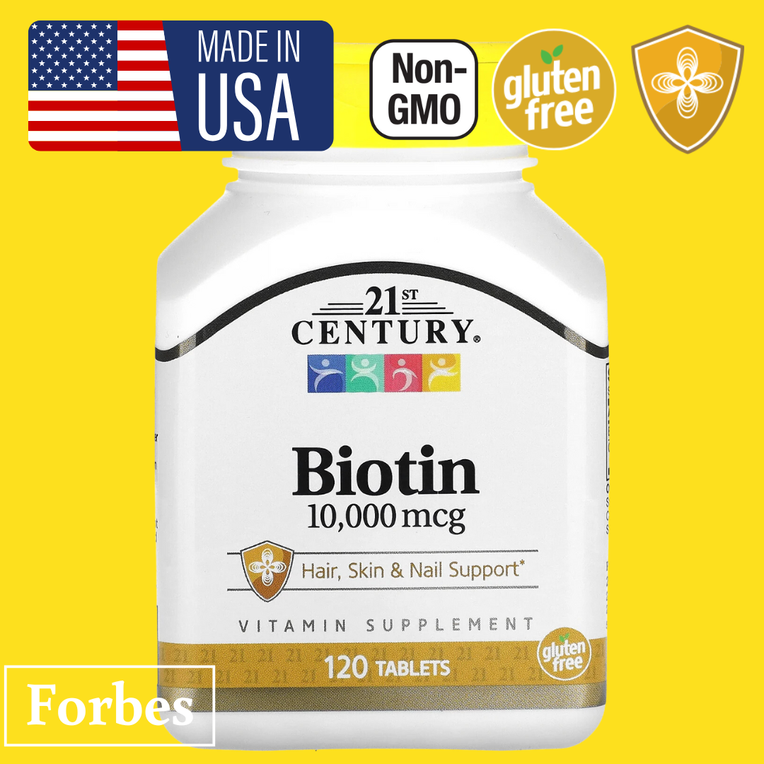 21st Century Biotin 5000 mcg 110 Capsules / 10000 mcg 120 Tablets