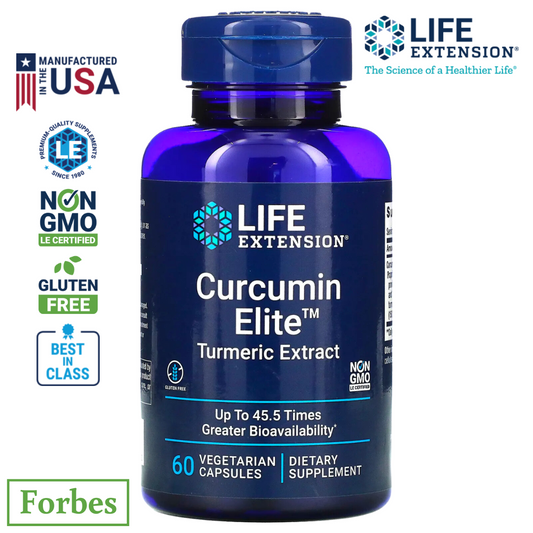 Life Extension Curcumin Elite Turmeric Extract 30 / 60 Vegetarian Capsules