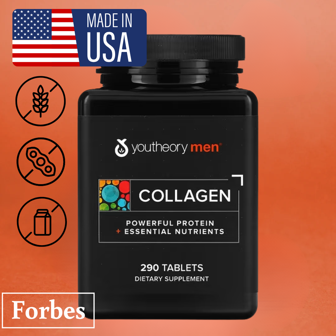 Youtheory Men's Collagen 290 and 160 Tablets
