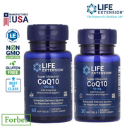 Life Extension Super Ubiquinol CoQ10 100 mg Enhanced Mitochondrial Support 30 & 60 Softgels