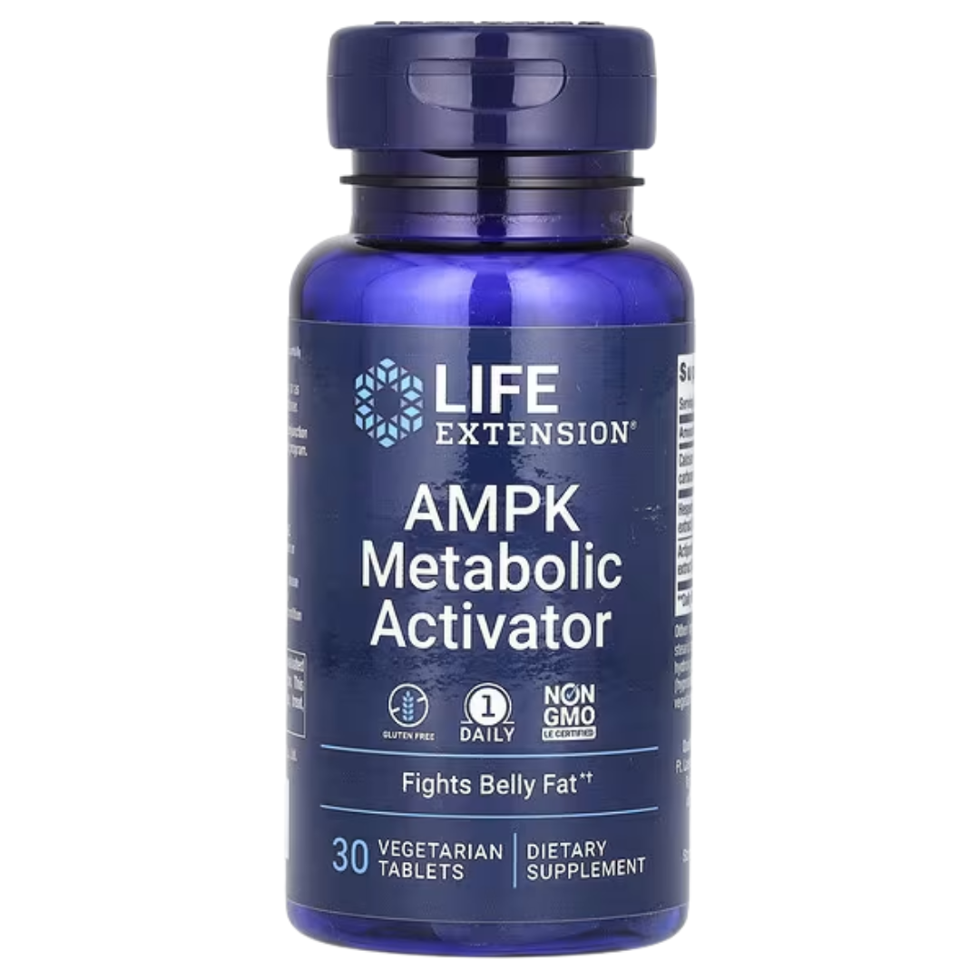 Life Extension AMPK Metabolic Activator 30 Vegetarian Tablets Supports Healthy Weight & Cellular Energy