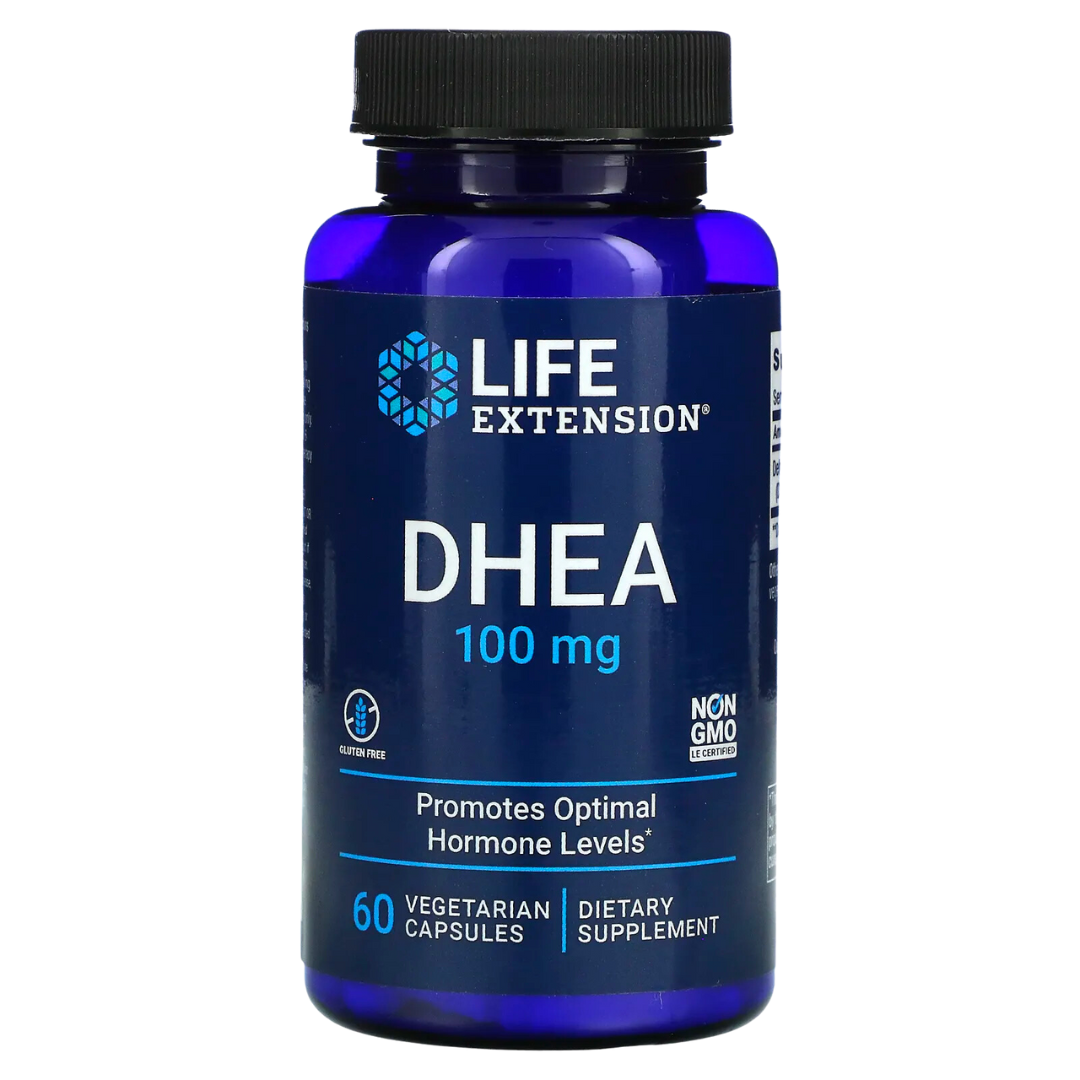 Life Extension DHEA 100mg 50mg 25mg 60 100 Vegetarian Capsules Dehydroepiandrosterone